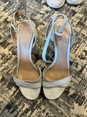 Women’s Strappy High Heel Sandals — White